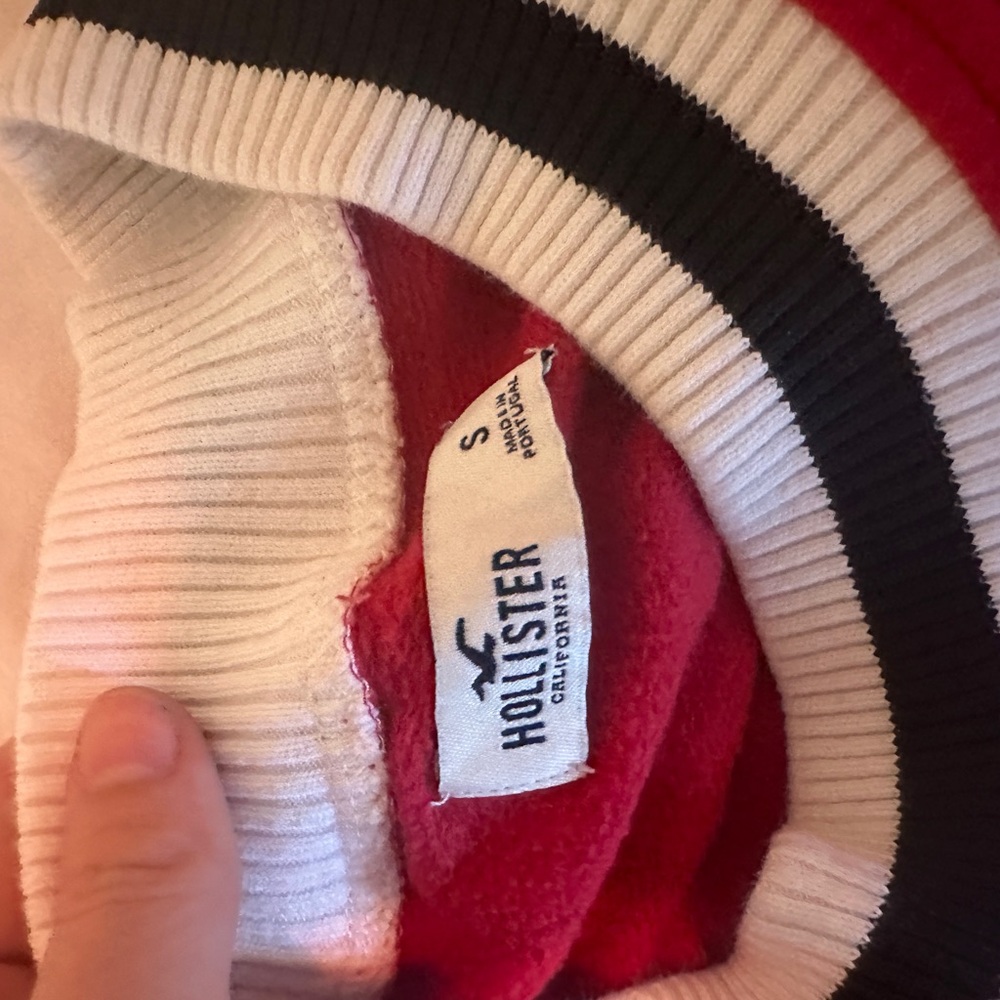Color block cropped crew neck - Picture 2 of 4
